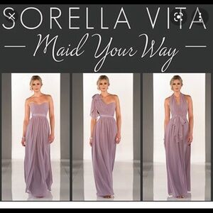 Sorella Vita 8472 blush pink Maid Your Way bridesmaid dress gown